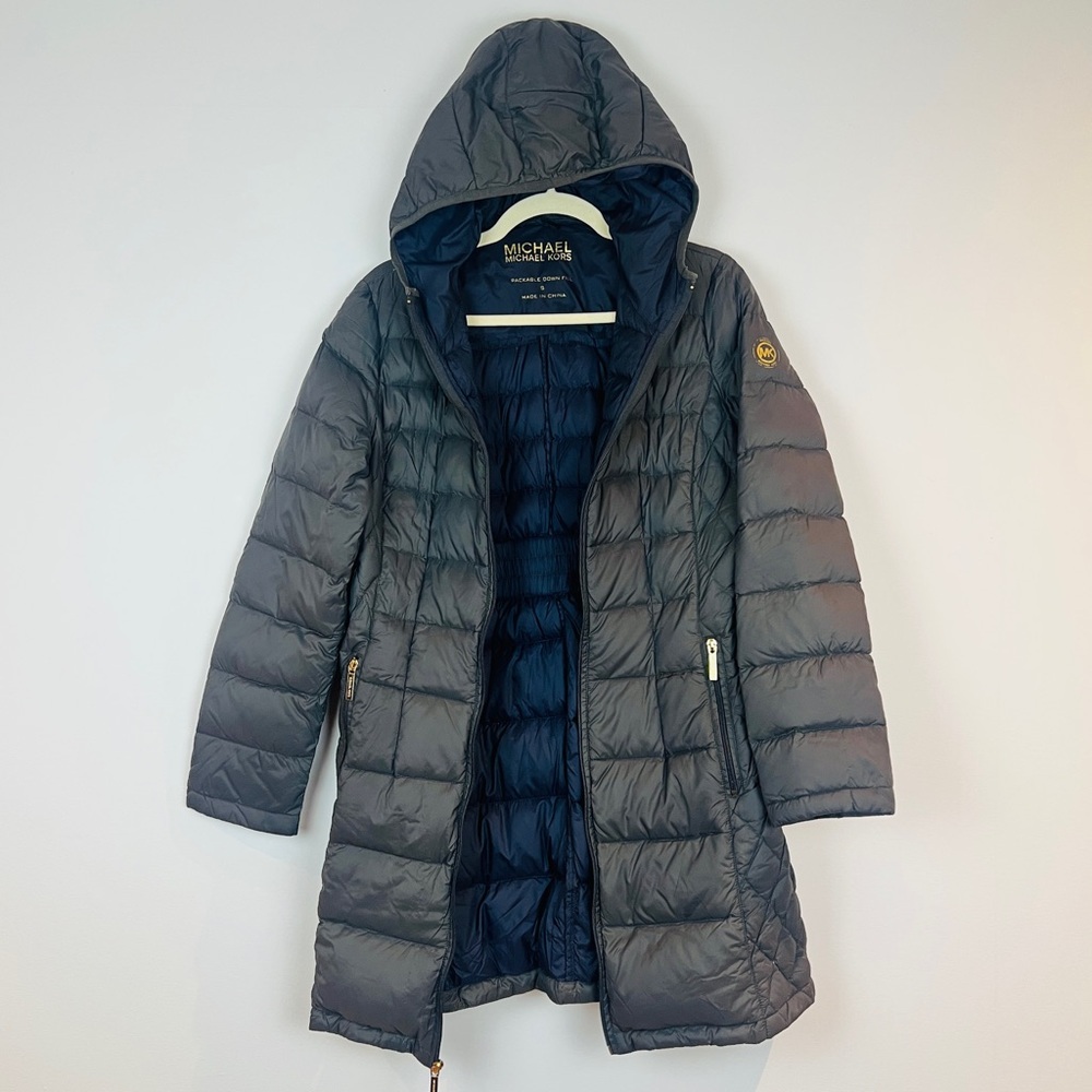 Michael Kors Black Packable Down Jacket